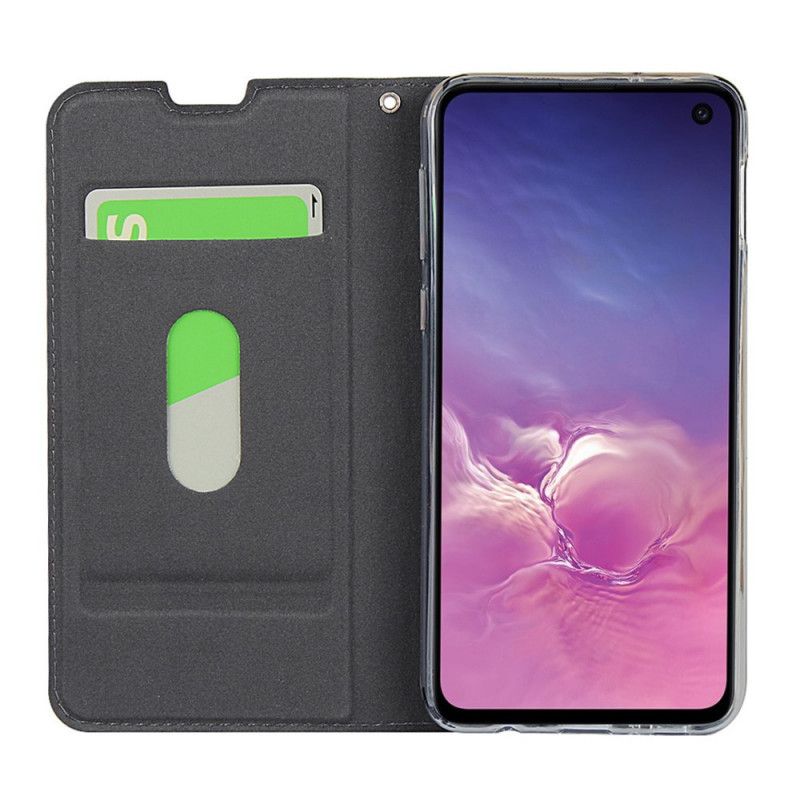 Flip Case Samsung Galaxy S10E Schwarz Ultra-Finesse