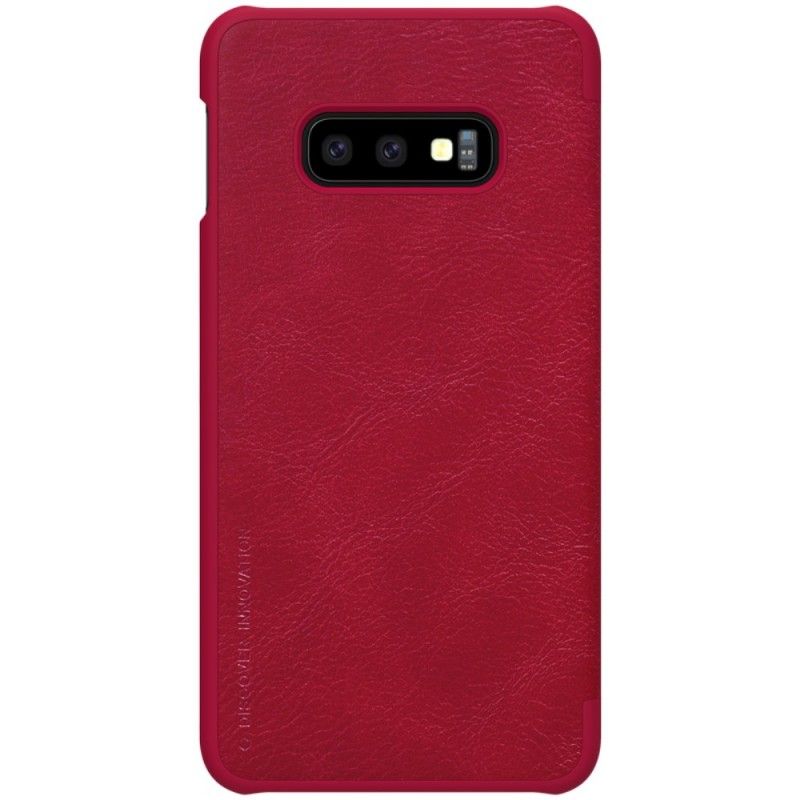 Flip Case Samsung Galaxy S10E Weiß Nillkin-Qin-Serie