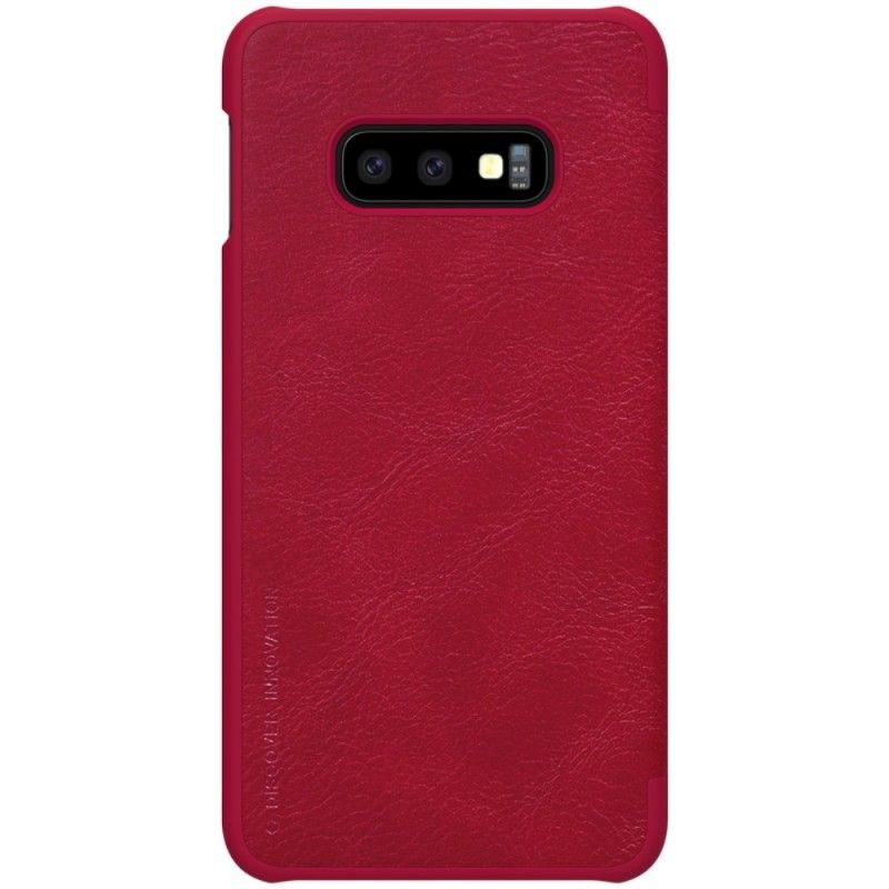 Flip Case Samsung Galaxy S10E Weiß Nillkin-Qin-Serie