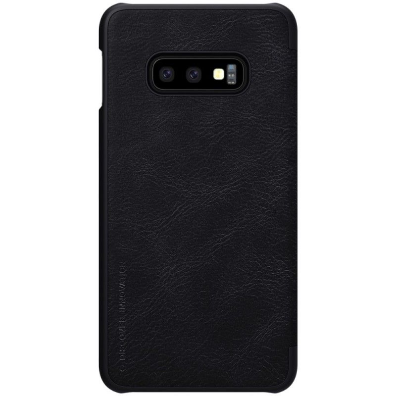 Flip Case Samsung Galaxy S10E Weiß Nillkin-Qin-Serie