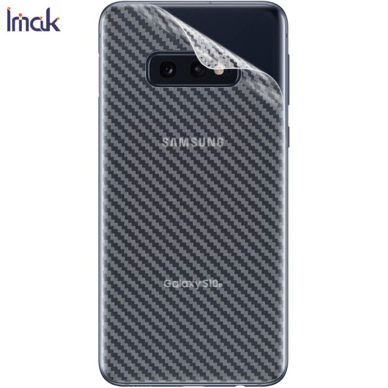 Hintere Schutzfolie Im Samsung Galaxy S10E Carbon-Imak-Stil