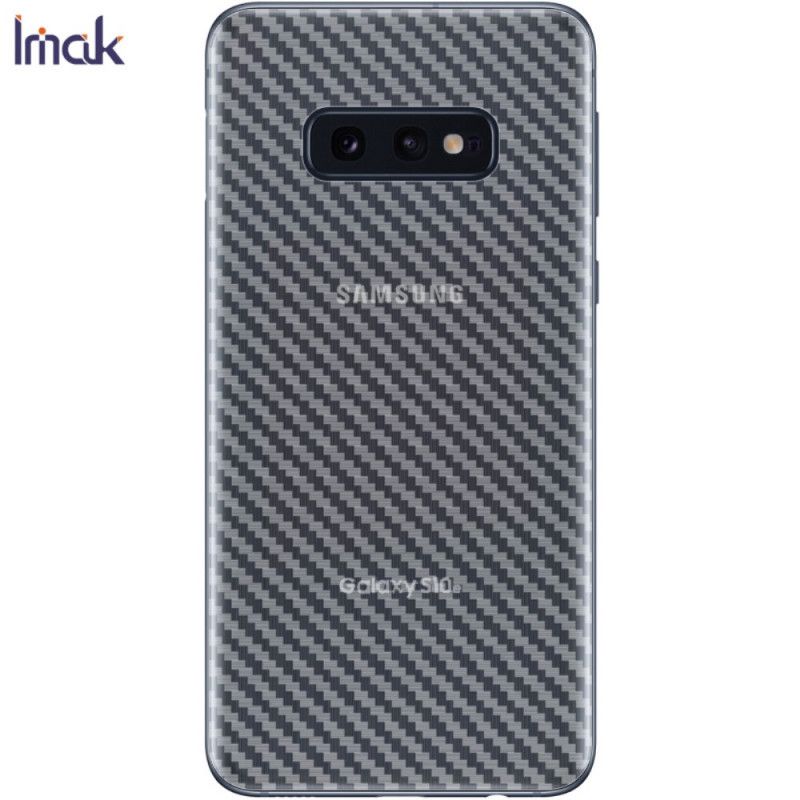 Hintere Schutzfolie Im Samsung Galaxy S10E Carbon-Imak-Stil