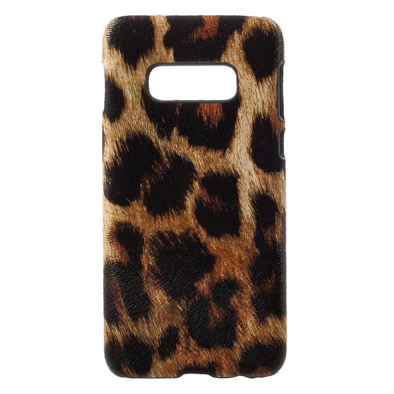 Hülle Für Samsung Galaxy S10E Braun Leopard