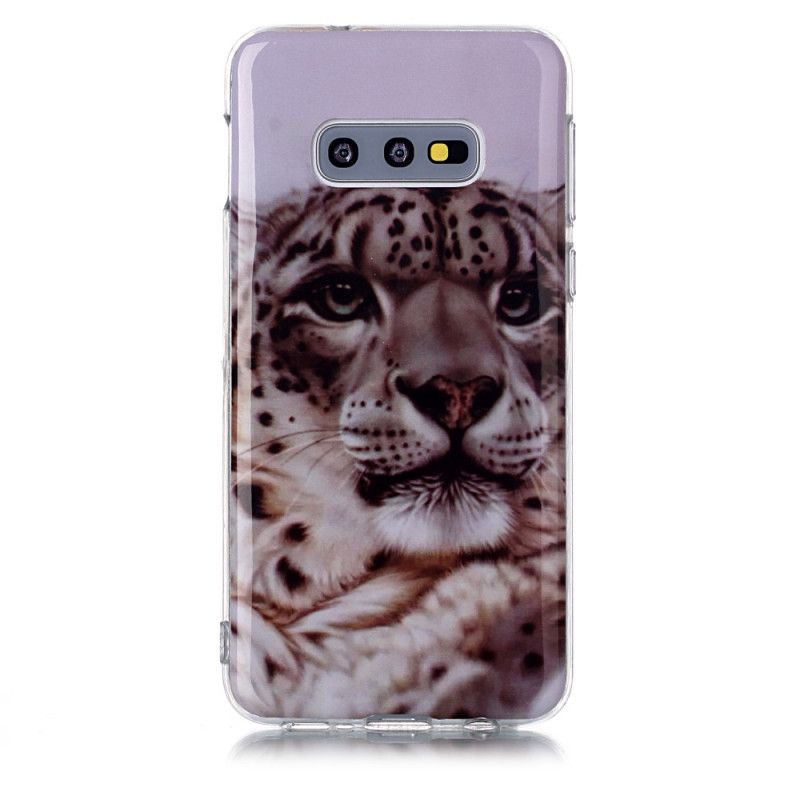 Hülle Samsung Galaxy S10E Handyhülle Königlicher Tiger