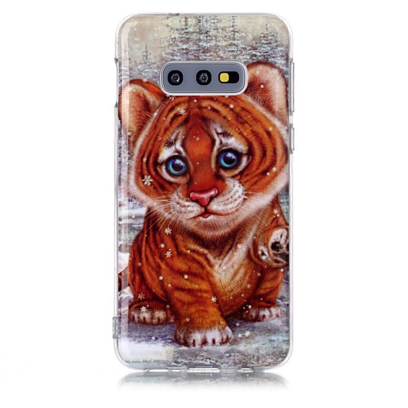 Hülle Samsung Galaxy S10E Handyhülle Tigerbaby