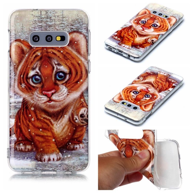 Hülle Samsung Galaxy S10E Handyhülle Tigerbaby