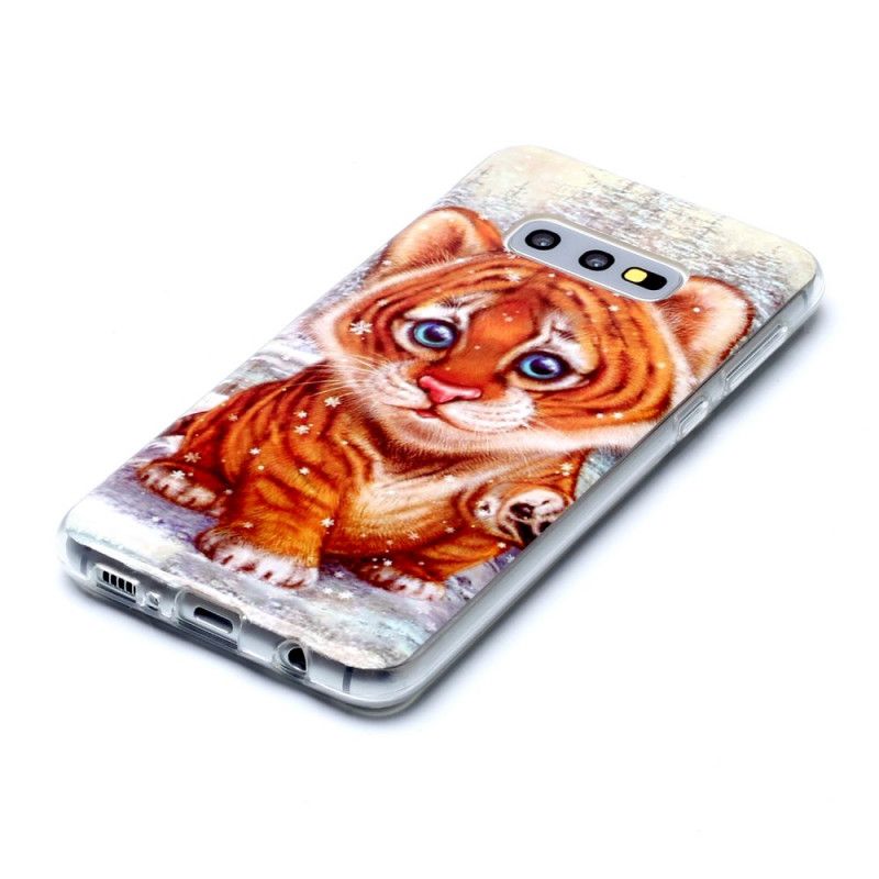 Hülle Samsung Galaxy S10E Handyhülle Tigerbaby