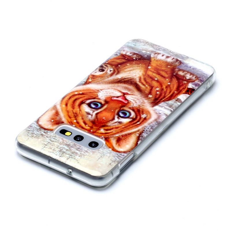 Hülle Samsung Galaxy S10E Handyhülle Tigerbaby