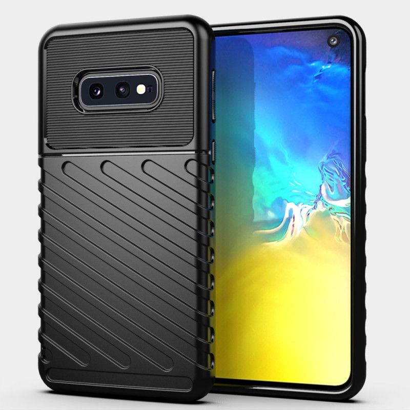 Hülle Samsung Galaxy S10E Schwarz Donnerserie