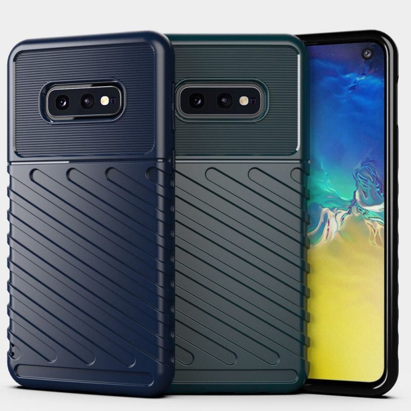 Hülle Samsung Galaxy S10E Schwarz Donnerserie