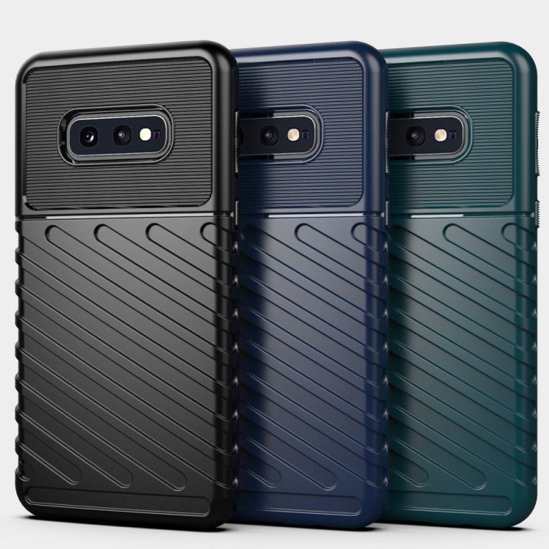 Hülle Samsung Galaxy S10E Schwarz Donnerserie