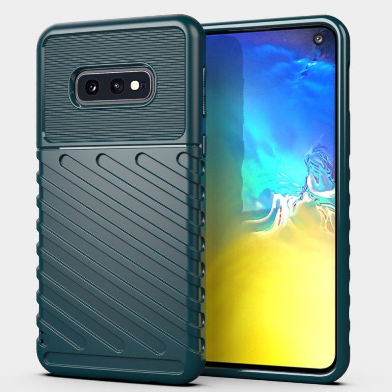 Hülle Samsung Galaxy S10E Schwarz Donnerserie