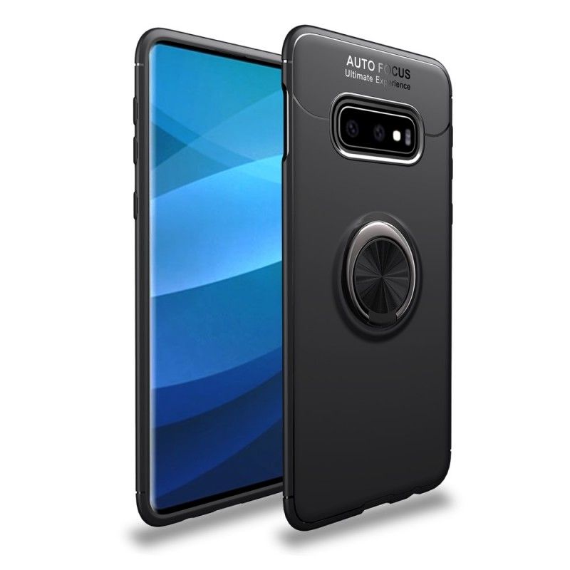 Hülle Samsung Galaxy S10E Schwarz Drehring