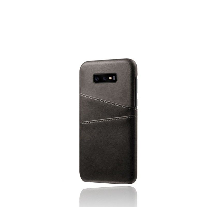 Hülle Samsung Galaxy S10E Schwarz Karteninhaber