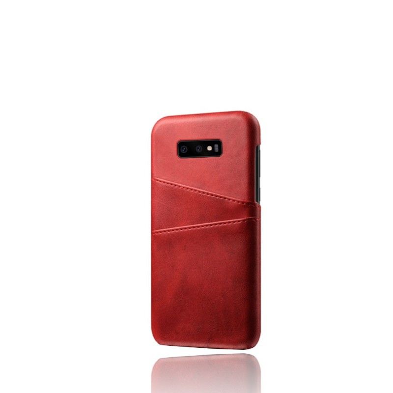 Hülle Samsung Galaxy S10E Schwarz Karteninhaber