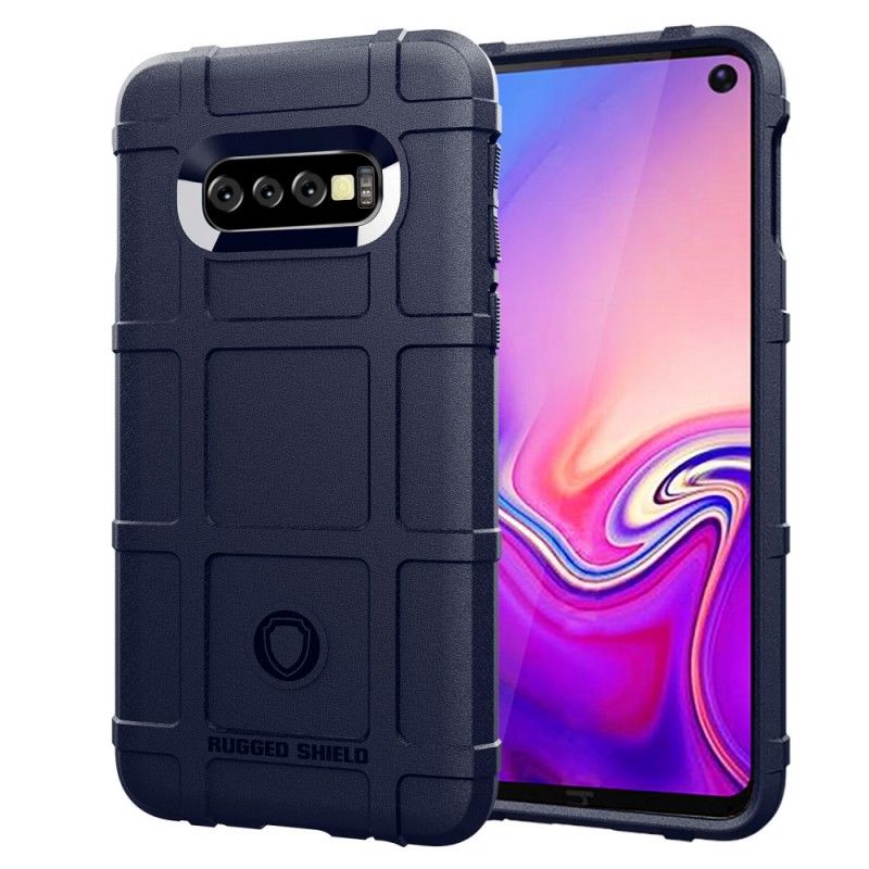 Hülle Samsung Galaxy S10E Schwarz Robuster Schild