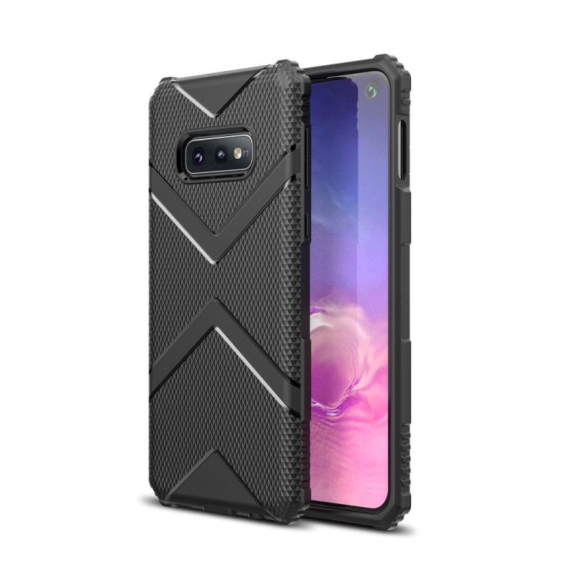 Hülle Samsung Galaxy S10E Schwarz Schild