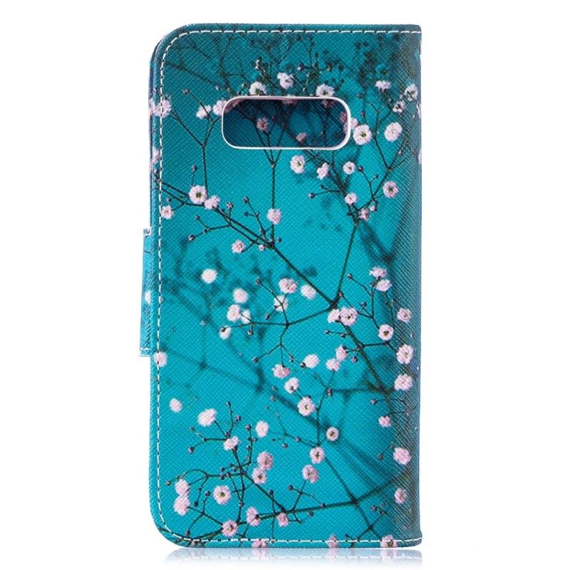 Lederhüllen Für Samsung Galaxy S10E Blühender Baum