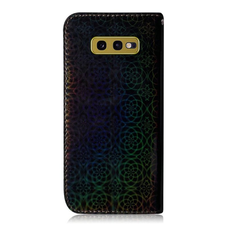 Lederhüllen Für Samsung Galaxy S10E Schwarz Reine Farbe