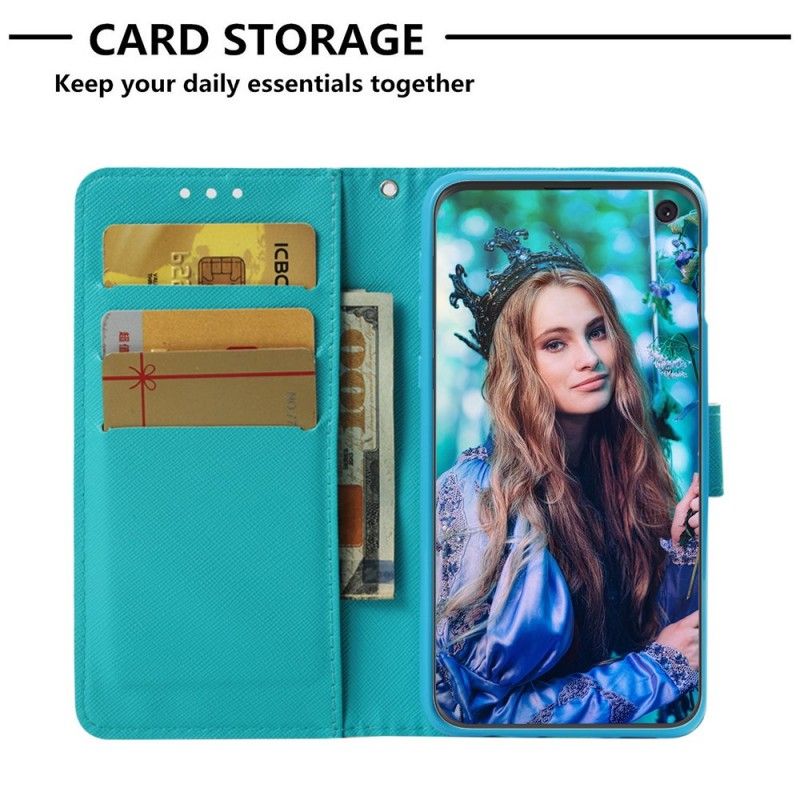 Lederhüllen Samsung Galaxy S10E Blätter