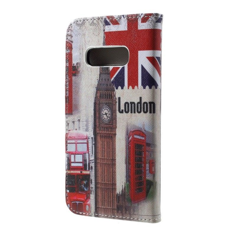 Lederhüllen Samsung Galaxy S10E Londoner Leben