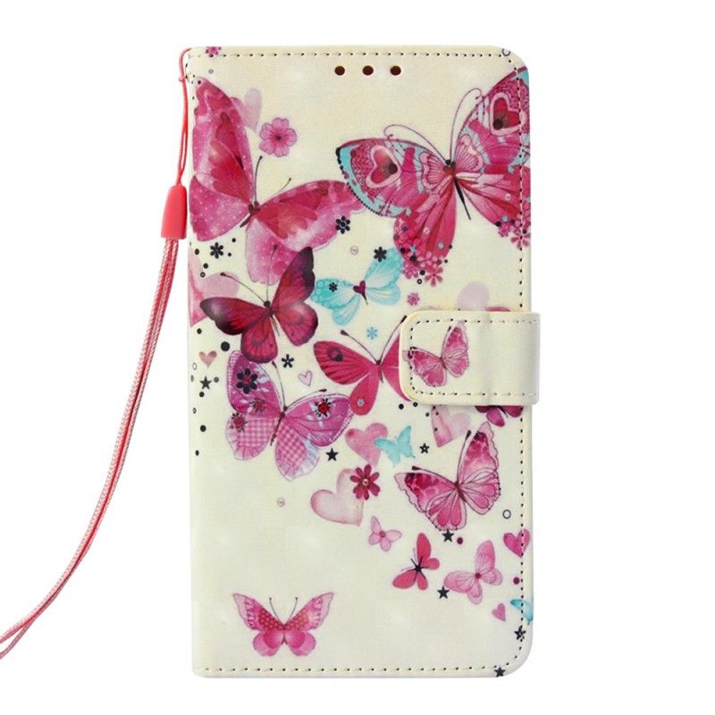 Lederhüllen Samsung Galaxy S10E Schmetterlingsflug