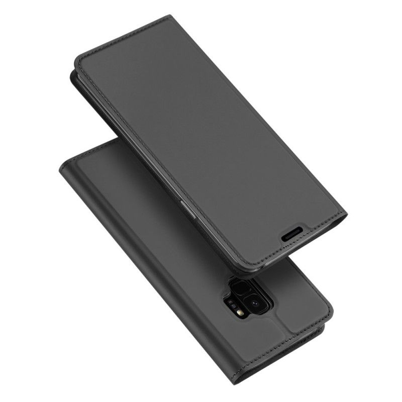Flip Case Für Samsung Galaxy S9 Schwarz Erstklassige Serie