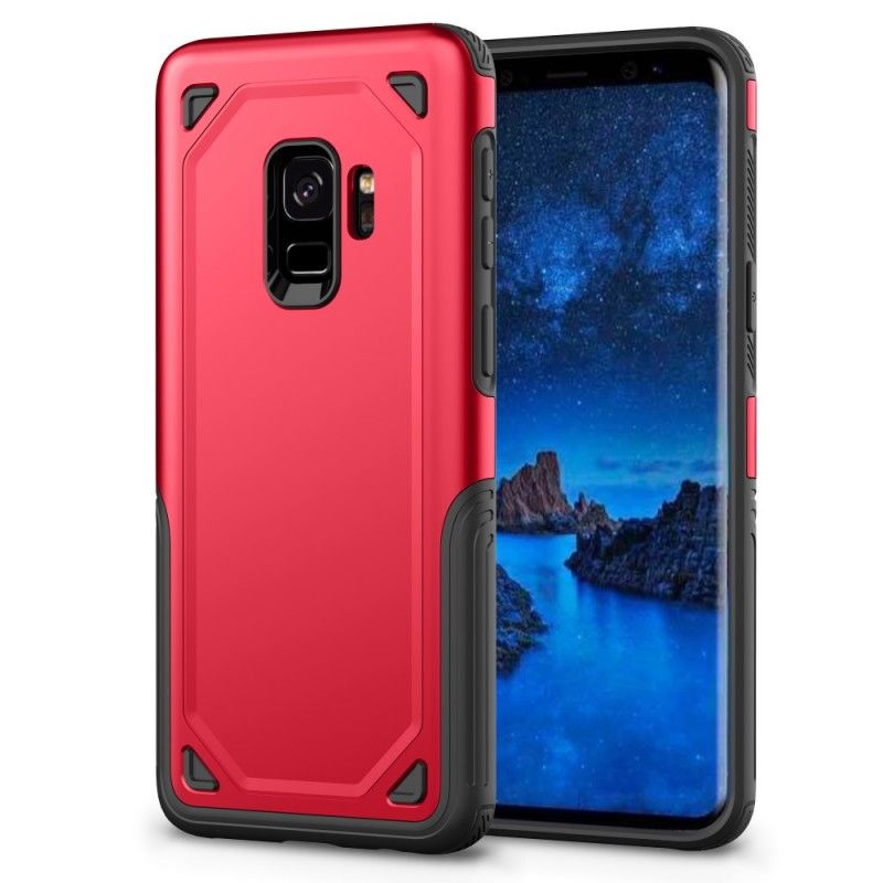 Hülle Samsung Galaxy S9 Pink Premium-Metalleffekt