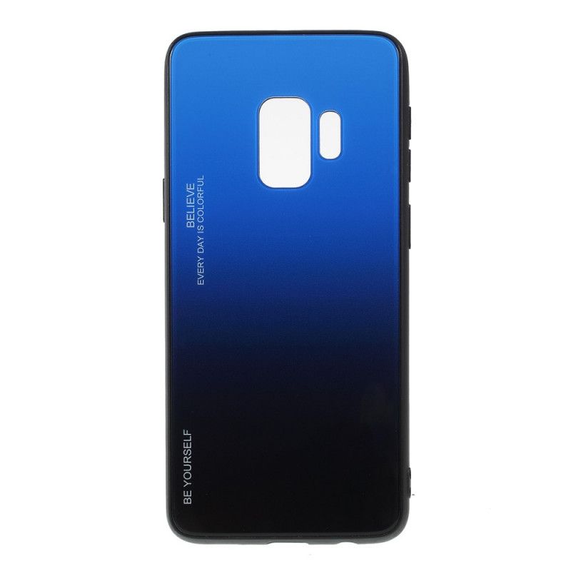 Hülle Samsung Galaxy S9 Rot Verzinkte Farbe