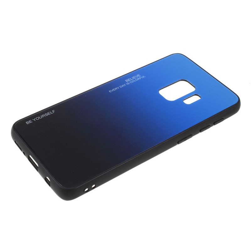 Hülle Samsung Galaxy S9 Rot Verzinkte Farbe
