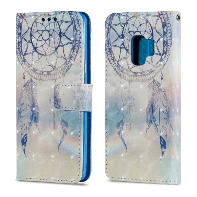 Lederhüllen Für Samsung Galaxy S9 Aquarell-Traumfänger