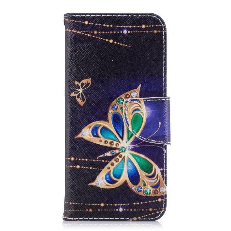 Lederhüllen Für Samsung Galaxy S9 Magischer Schmetterling
