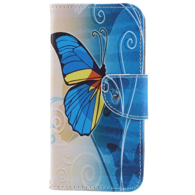 Lederhüllen Für Samsung Galaxy S9 Schmetterlinge