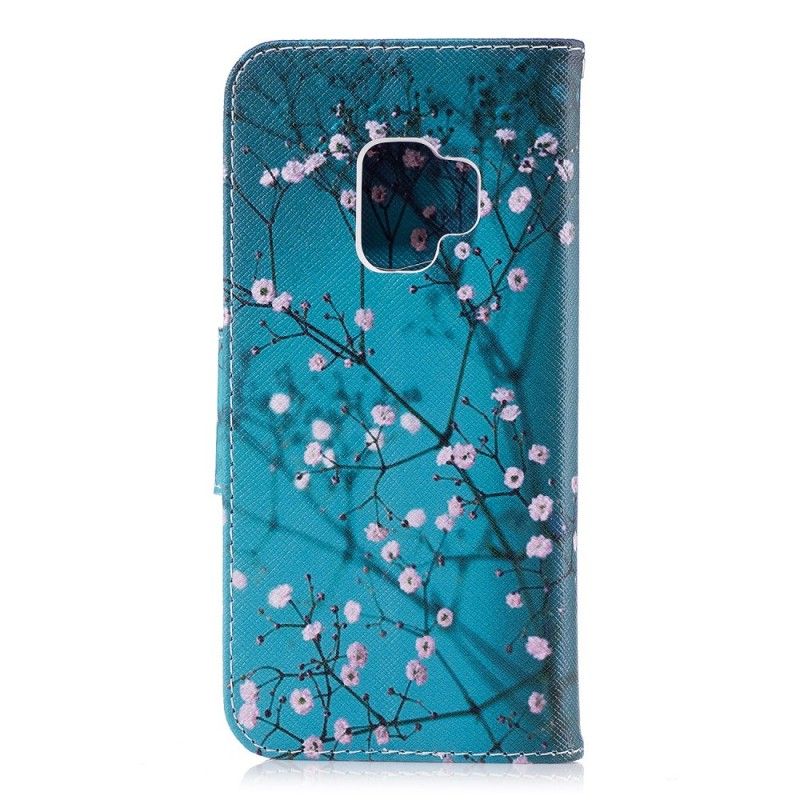 Lederhüllen Samsung Galaxy S9 Blühender Baum