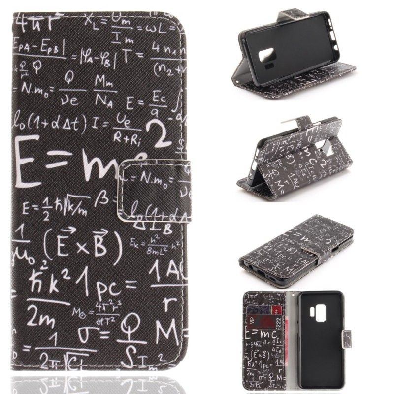 Lederhüllen Samsung Galaxy S9 Handyhülle Mathematische Berechnungen