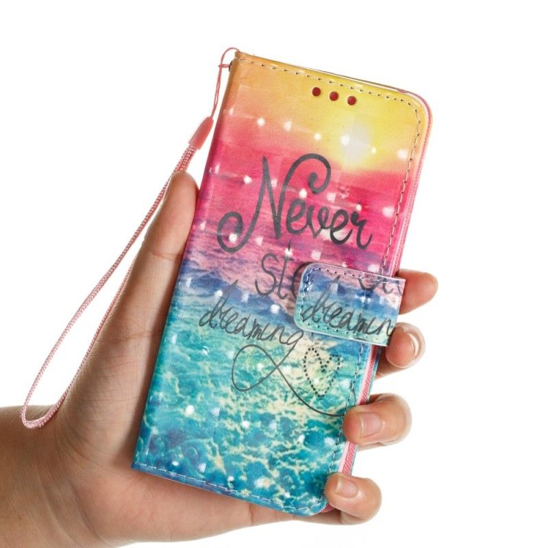 Lederhüllen Samsung Galaxy S9 Handyhülle Nie Aufhören. 3D Zu Träumen