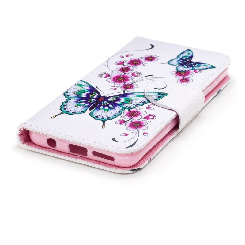 Lederhüllen Samsung Galaxy S9 Handyhülle Wundervolle Schmetterlinge