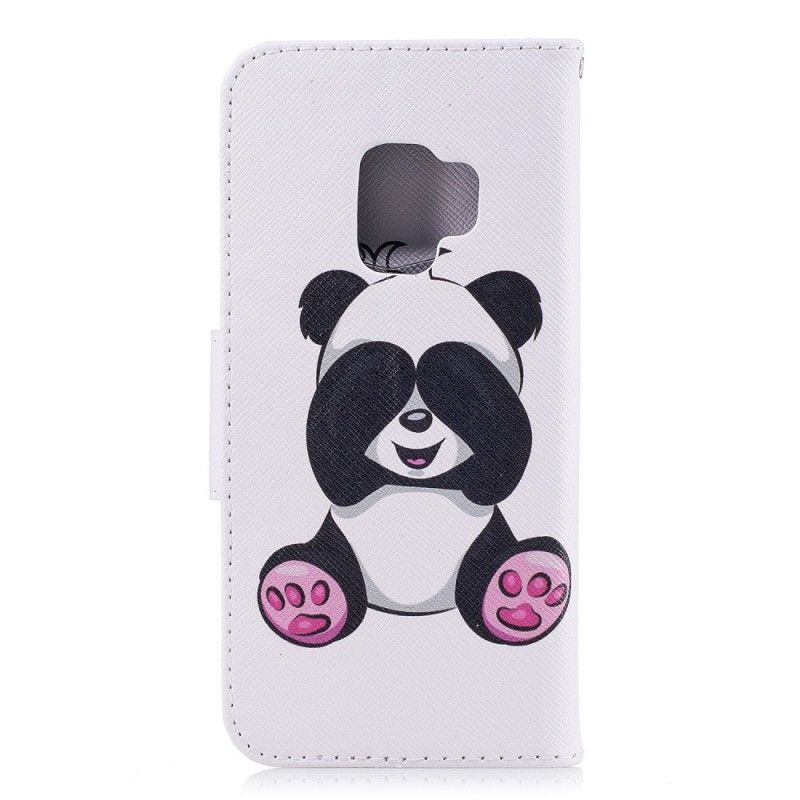 Lederhüllen Samsung Galaxy S9 Lustiger Panda