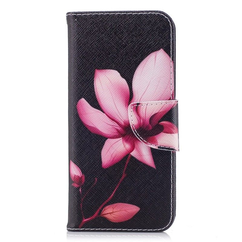 Lederhüllen Samsung Galaxy S9 Rosa Blume