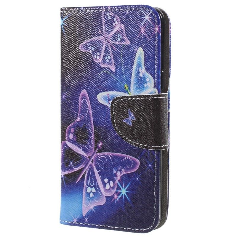 Lederhüllen Samsung Galaxy S9 Schmetterlinge