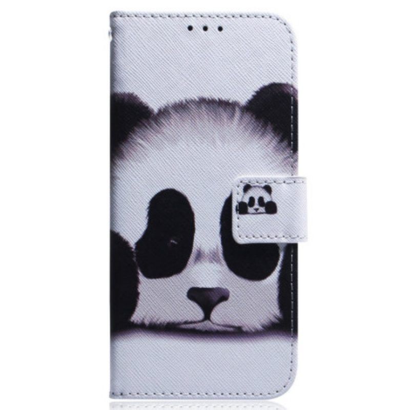 Flip Case Für Realme GT Neo 3 Trauriger Panda