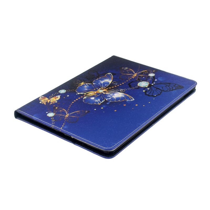 Case Für iPad 10.2" (2019) (2020) Schwarz Schöne Schmetterlinge
