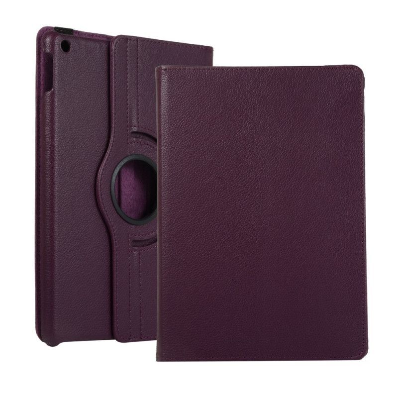 Case iPad 10.2" (2019) (2020) Schwarz Litschi-Kunstleder