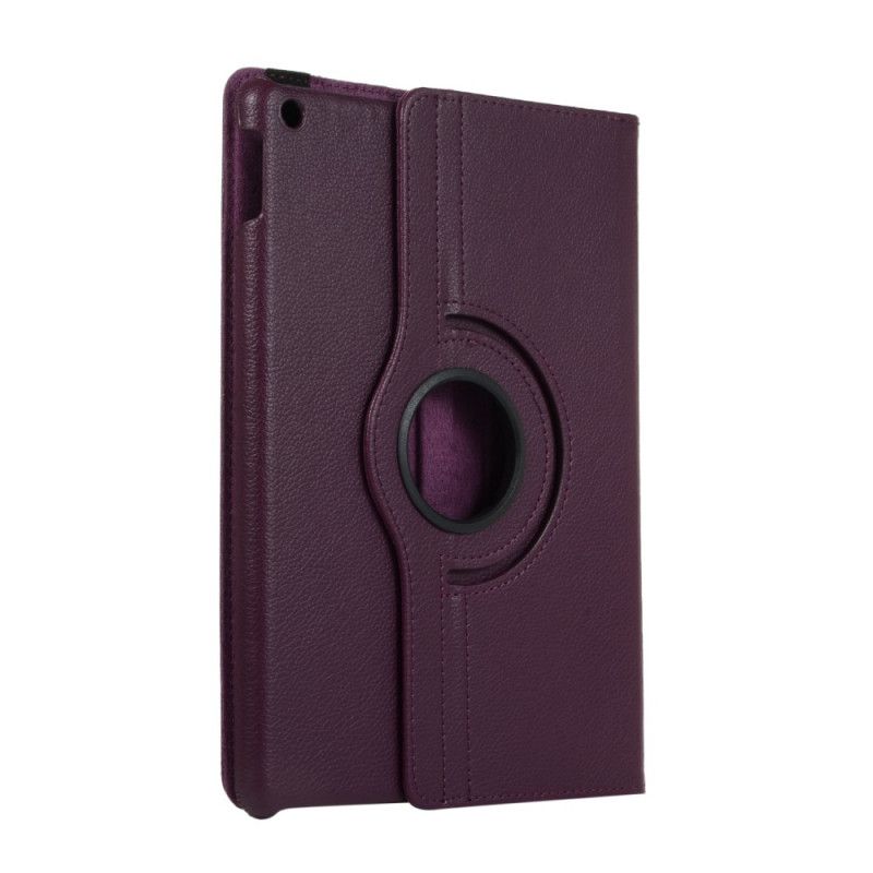 Case iPad 10.2" (2019) (2020) Schwarz Litschi-Kunstleder