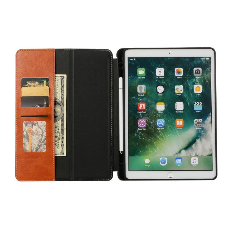 Case iPad 10.2" (2019) (2020) Schwarz Luxusledereffekt