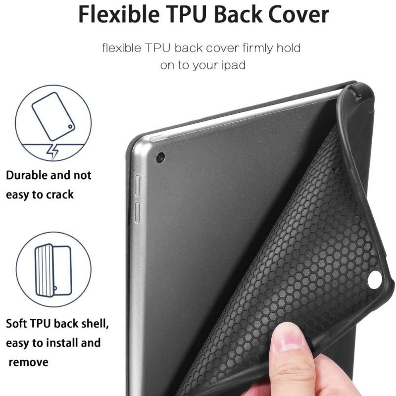 Case iPad 10.2" (2019) (2020) Schwarz Siehe Serie Dg.Ming