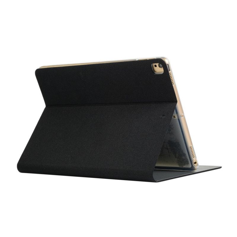 Case iPad 10.2" (2019) (2020) Schwarz Stoffeffekt