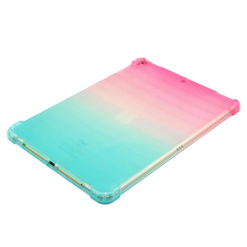 Hülle Für iPad 10.2" (2019) (2020) Pink Silikonverlaufsfarben