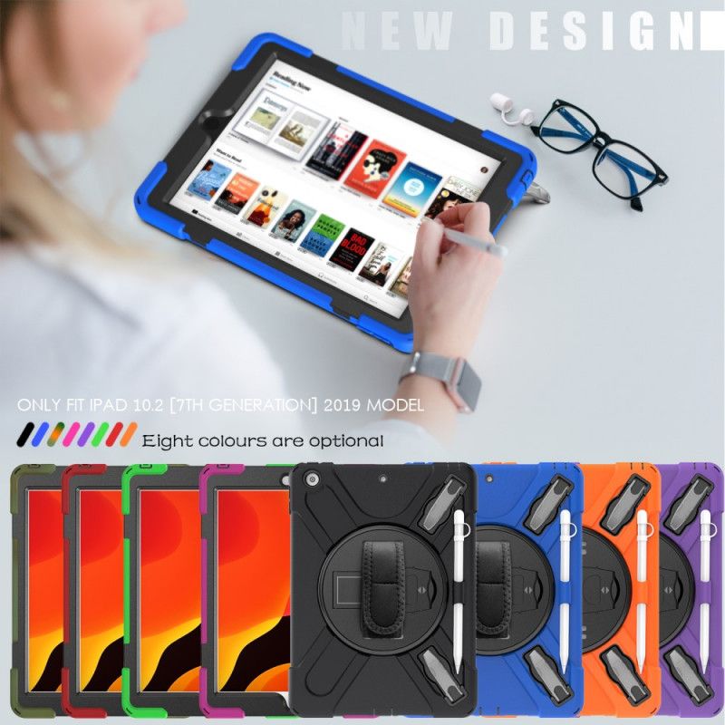 Hülle iPad 10.2" (2019) (2020) Schwarz Multifunktionale X-Form