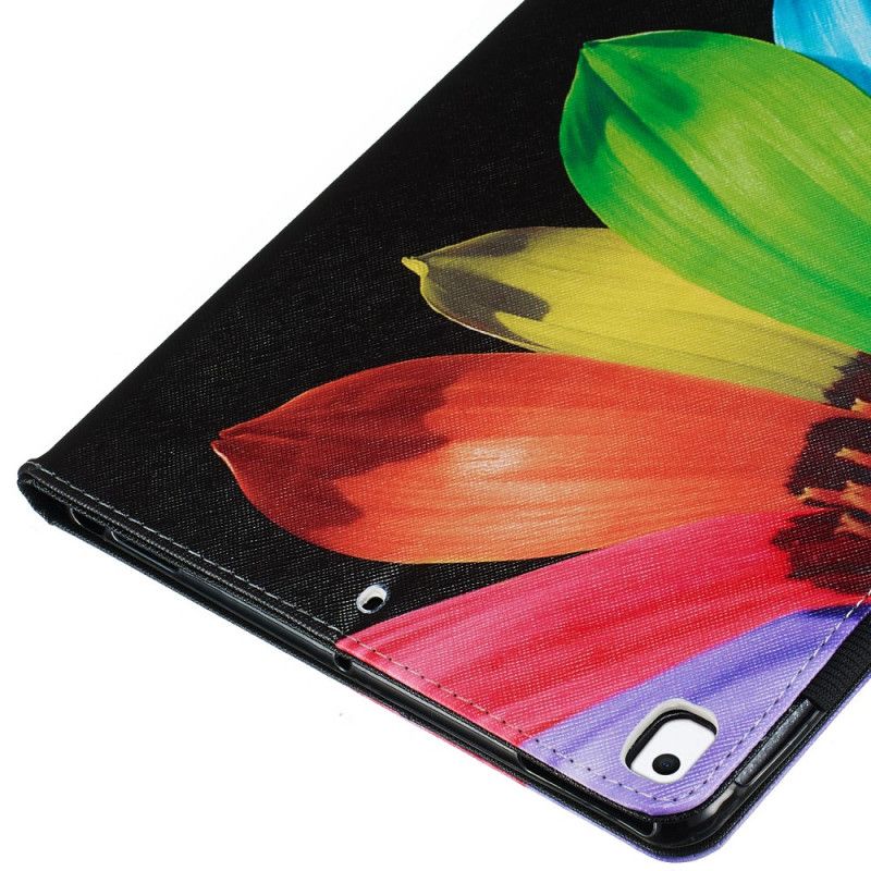 Lederhüllen Für iPad 10.2" (2019) (2020) Blütenfarbe